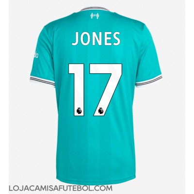 Camisa de Futebol Liverpool Curtis Jones #17 Equipamento Alternativo 2025-26 Manga Curta Camisa de Futebol Liverpool Curtis Jones #17 Equipamento Alternativo 2025-26 Manga Curta